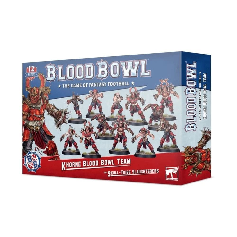 Workshop de jogos em equipe do Blood Bowl Khorne Skull-Tribe Slaughterers
