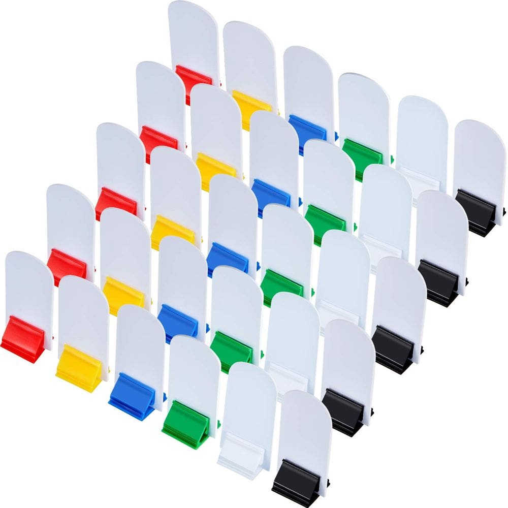 Suportes para cartas de jogo Blulu 36 peças multicoloridas com marcadores