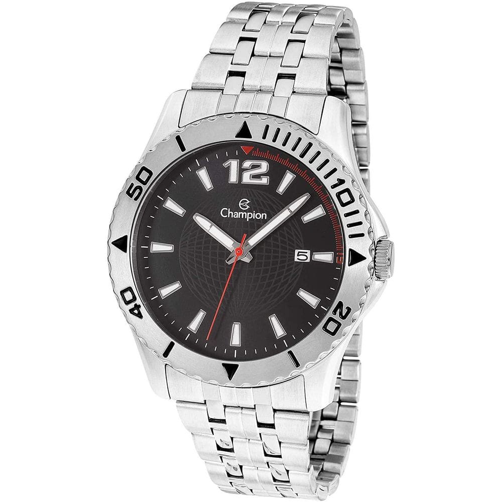 Relógio Champion Ca31462T Aço Esportivo Preto