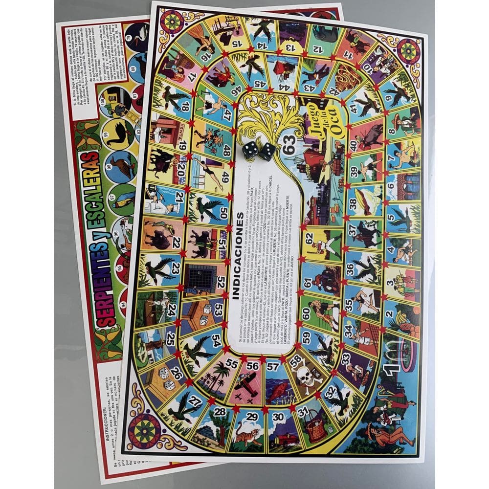 Jogo de tabuleiro Generic Goose Game and Snakes and Ladders