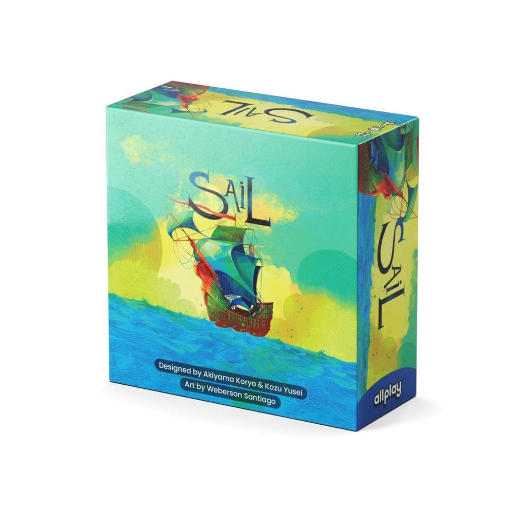 Jogo de tabuleiro Sail Co-op Trick para 2 jogadores e 20 minutos de tempo de jogo