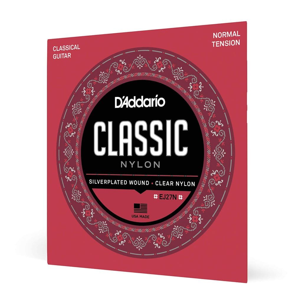 Cordas de guitarra clássica D`Addario EJ27N Student Nylon