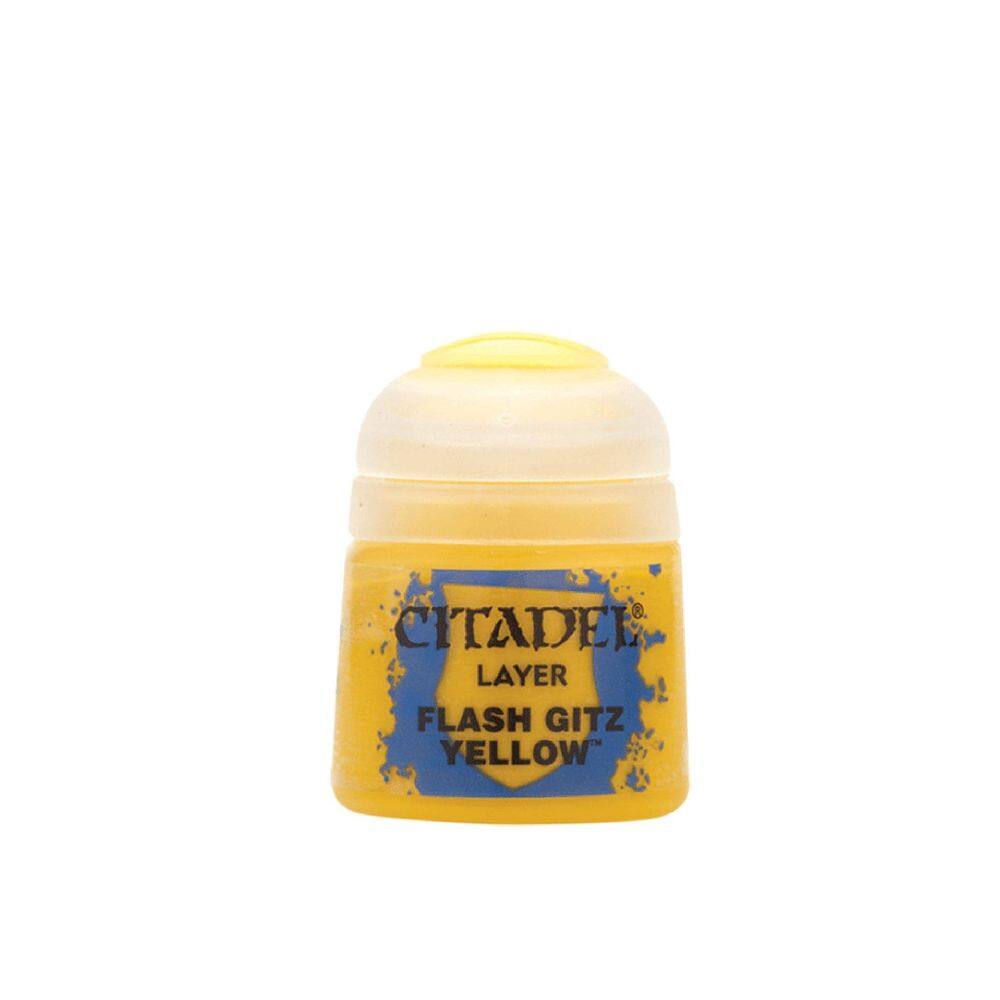 Workshop de jogos de pintura Citadel Layer Flash Gitz Yellow