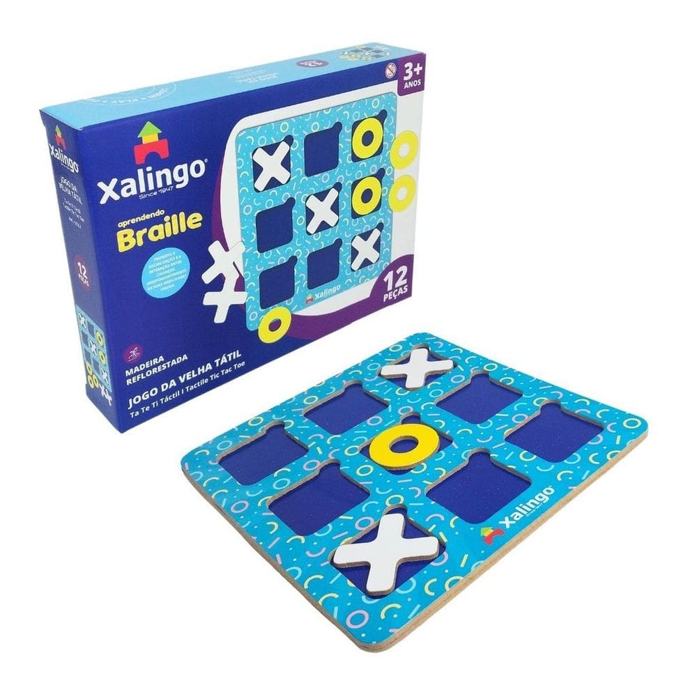 Jogo Da Velha Tatil Braille
