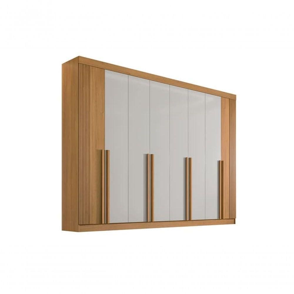 Guarda Roupa Grande 100% Mdf 8 Portas 8 Gavetas Daymont Móveis D\\`doro