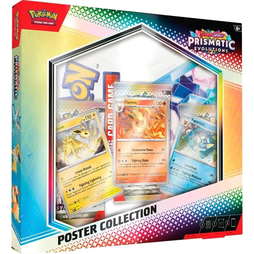 Coleção de pôsteres Pokémon TCG Scarlet & Violet com cartões