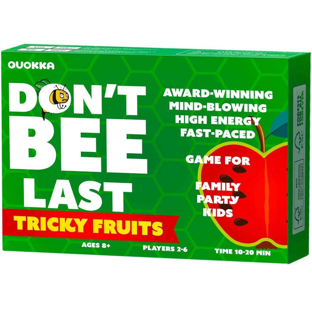 Jogo de tabuleiro QUOKKA Tricky Fruits Edition Kids 8-12 e Adultos
