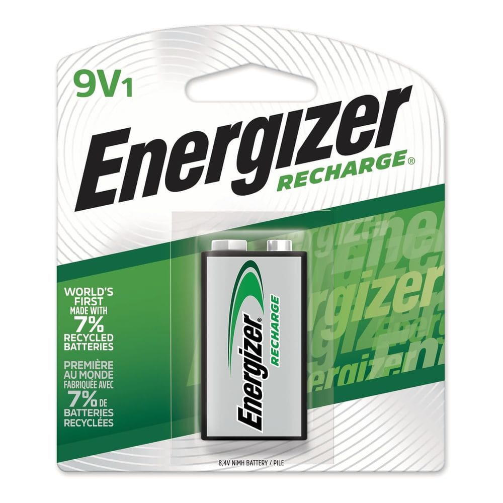 Baterias recarregáveis de 9V Energizer pré-carregadas, 1 unidade