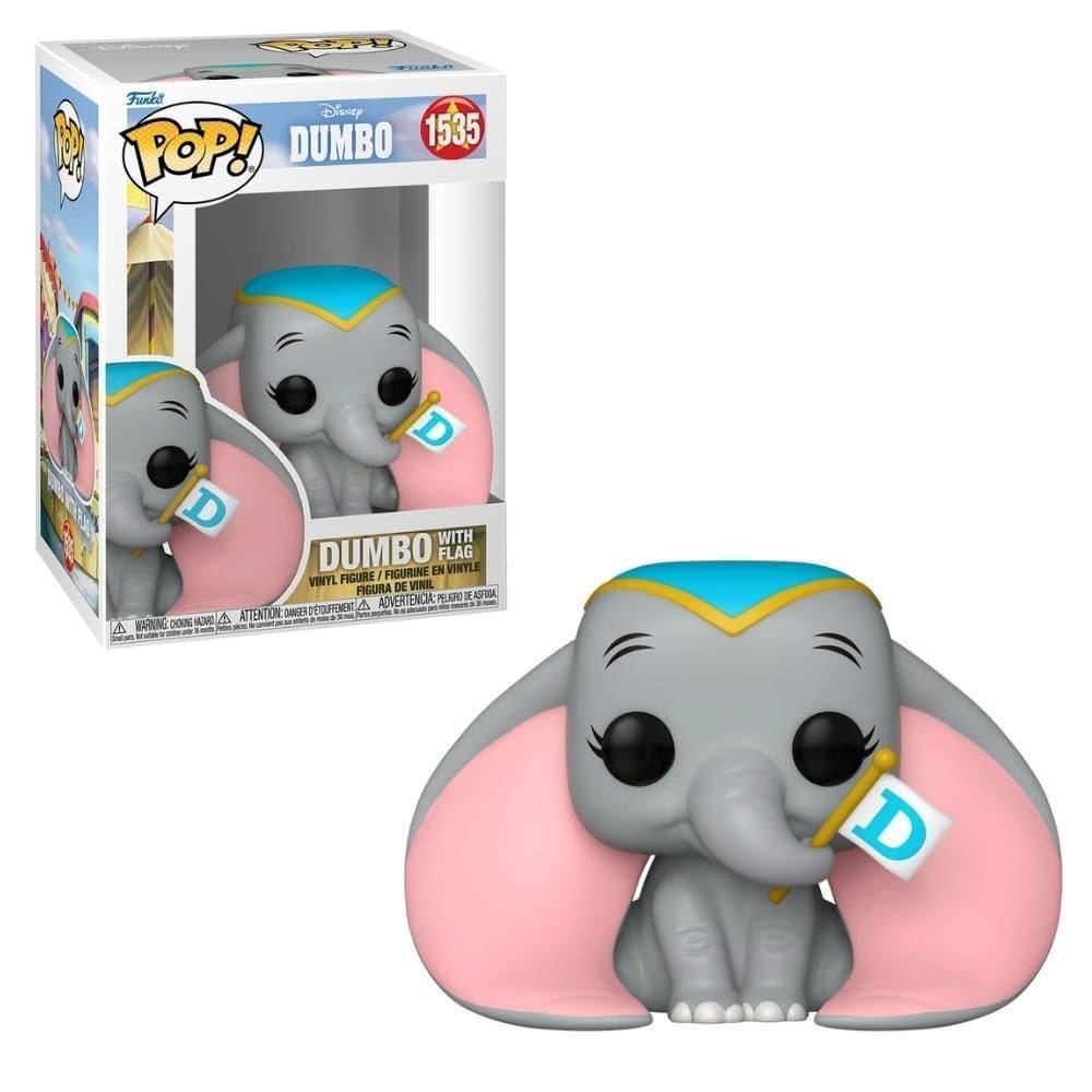 Boneco Funko Pop Disney Dumbo - Dumbo Com Bandeira