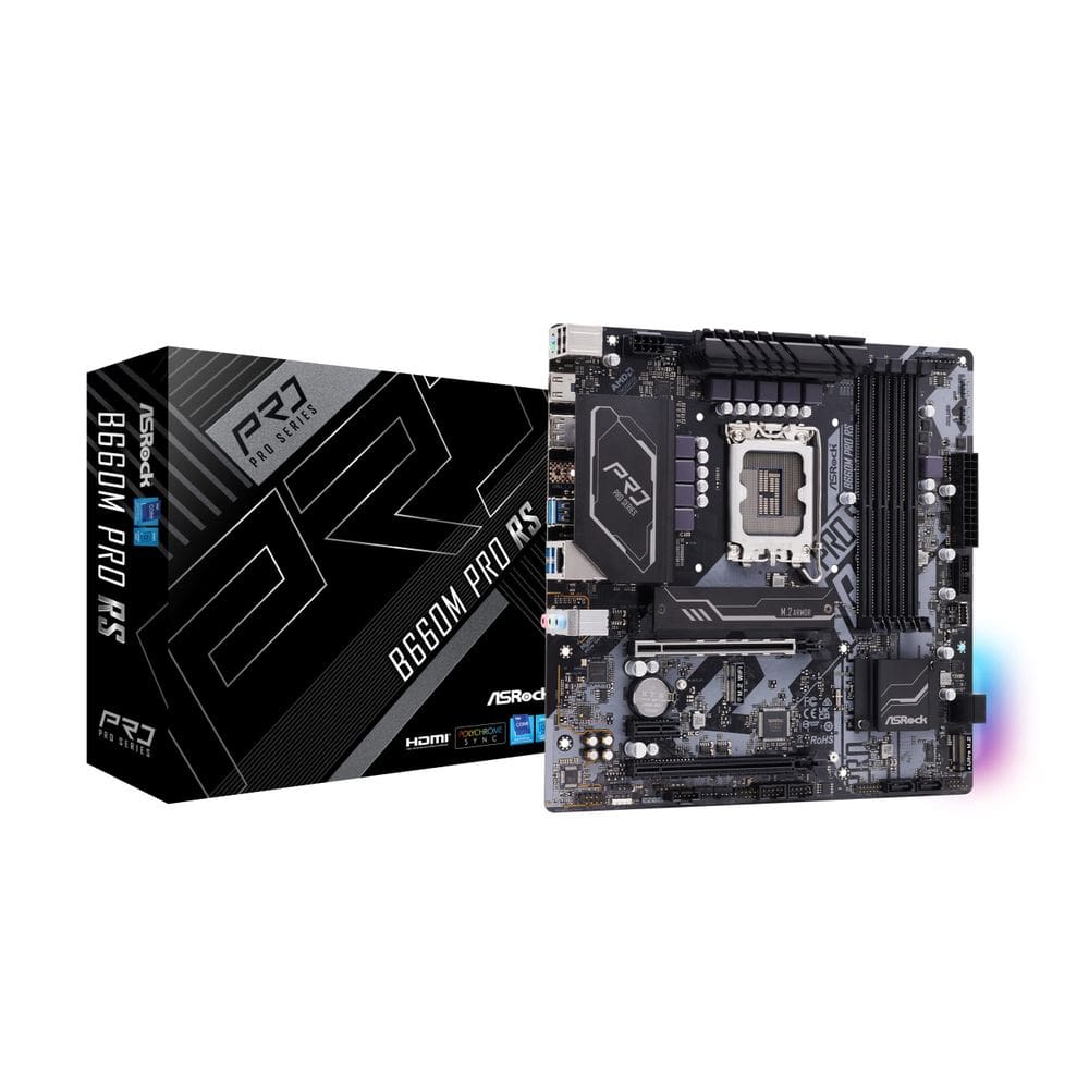 Placa-mãe ASRock B660M Pro RS Intel B660 Series LGA1700