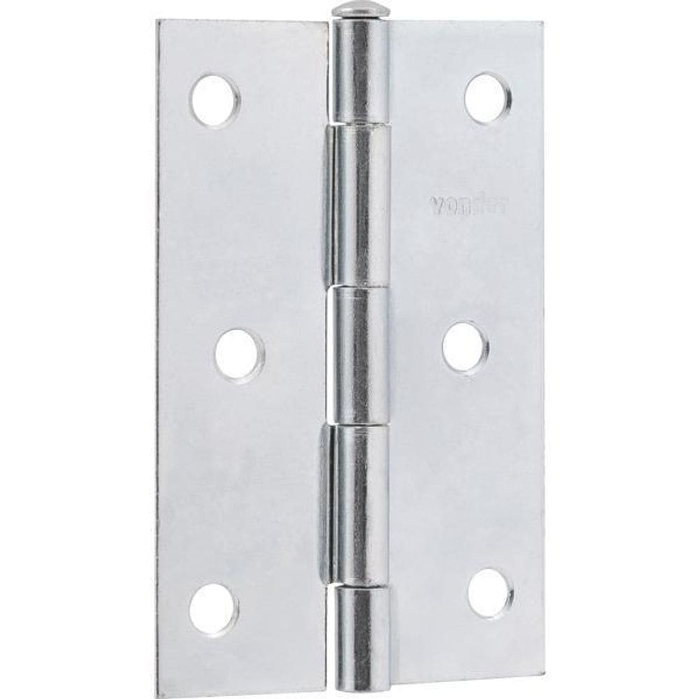 Dobradiça Para Porta 4 Aço Carbono Cromado Vonder