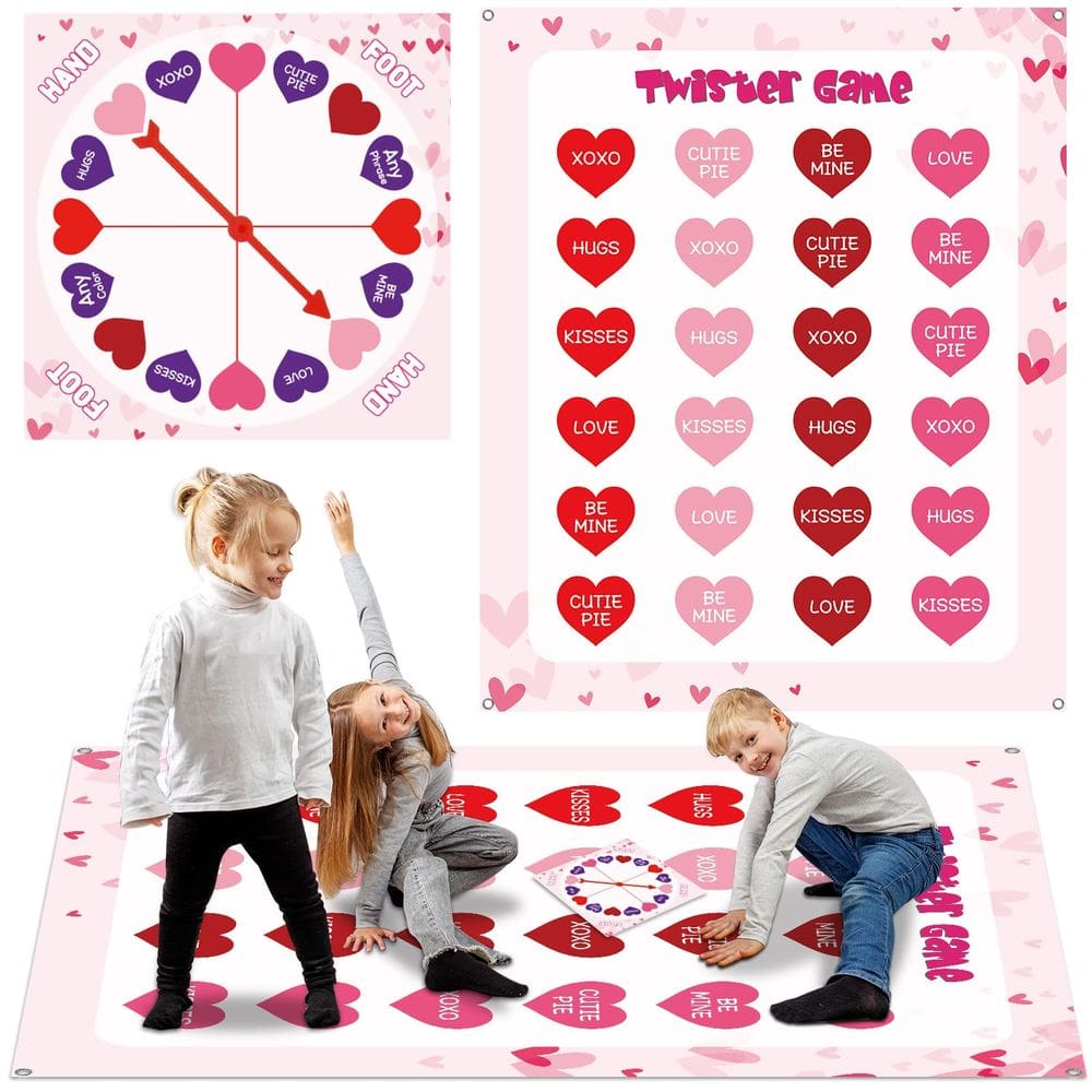 Jogo de tabuleiro Twister Lonfliness Valentine`s Day Party