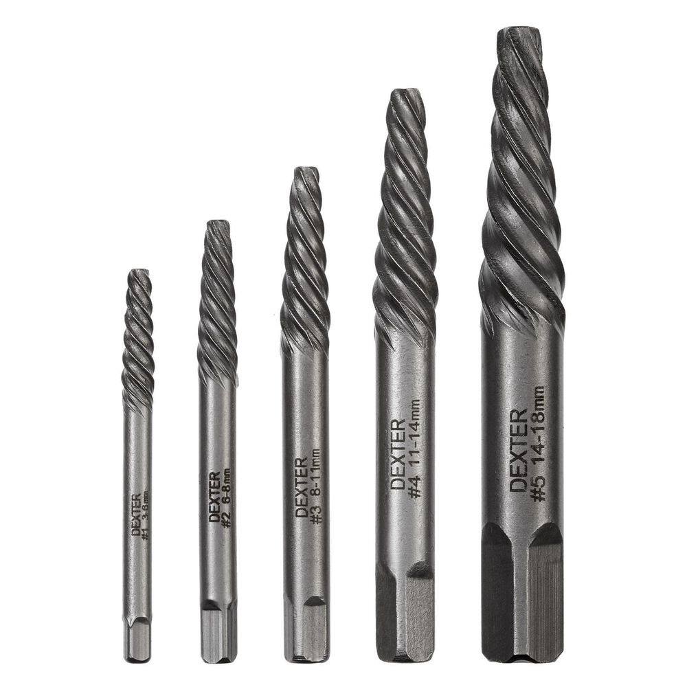 Extratores De Parafuso 2,5-6,5Mm 5 Peças Dexter