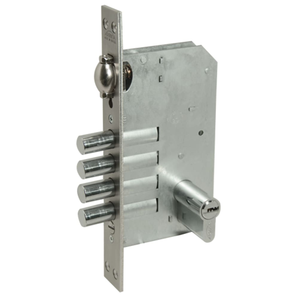 Fechadura Rolete Alta Segurança 4410 Escovado Cilindro 06 cm