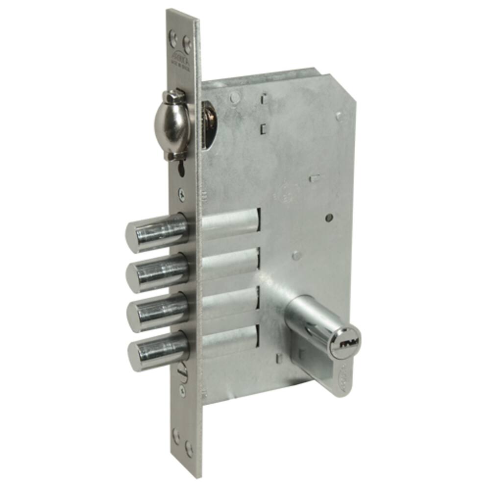 Fechadura Rolete Alta Segurança 4410 Inox Cilindro 06 cm