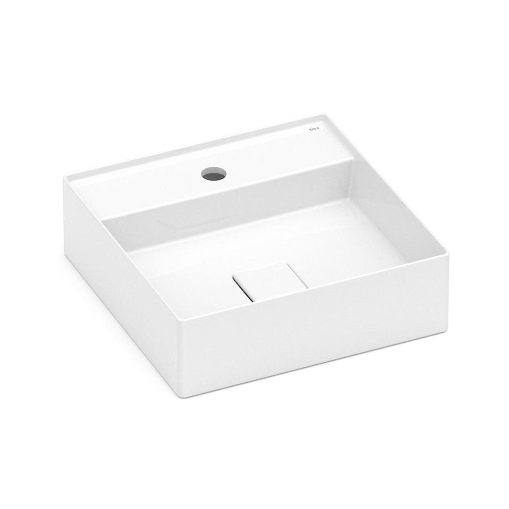 Cuba de Apoio 40cm x 40cm com Mesa T9 Terra Roca Branco
