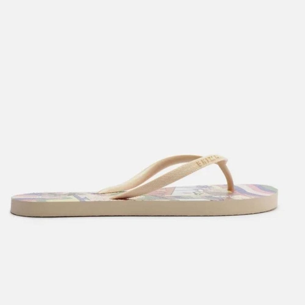 Chinelo de Dedo Branco Estampa Color Essential Brizza Arezzo