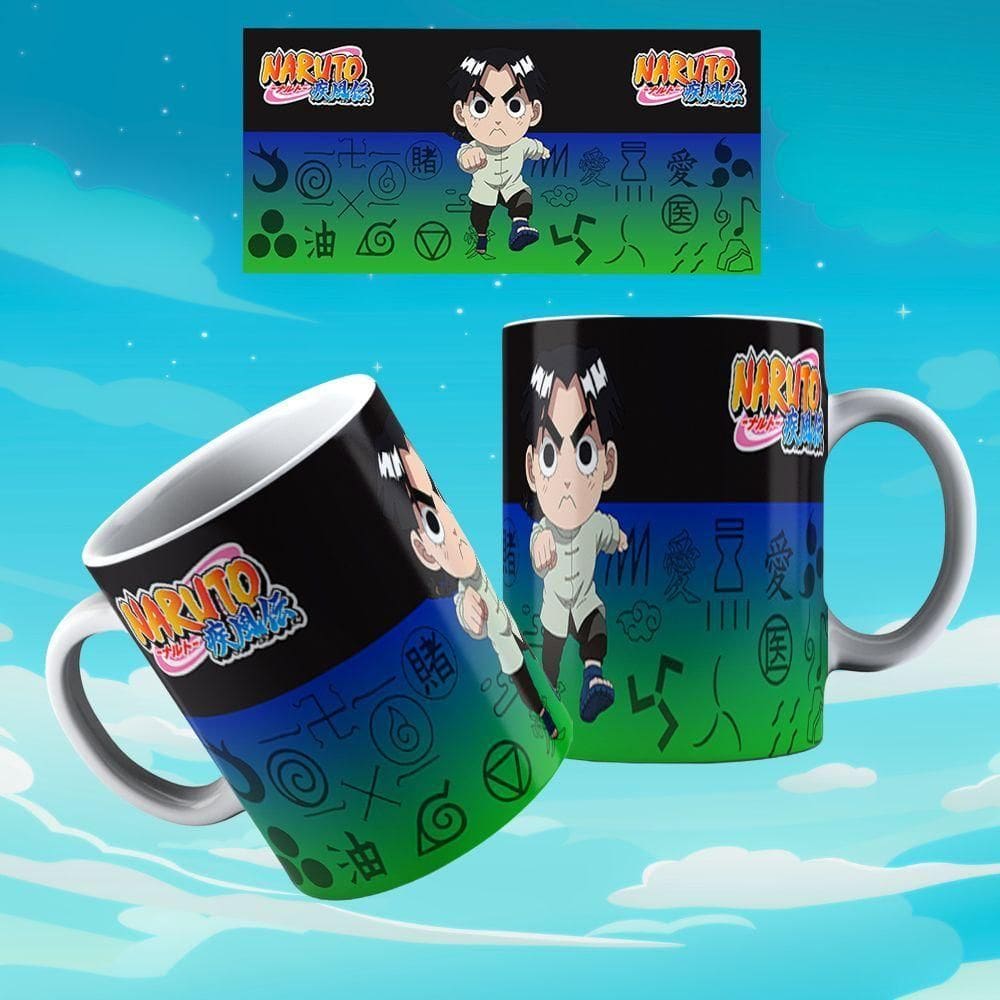 Caneca De Porcelana 325ml Animes Decorada Naruto 8