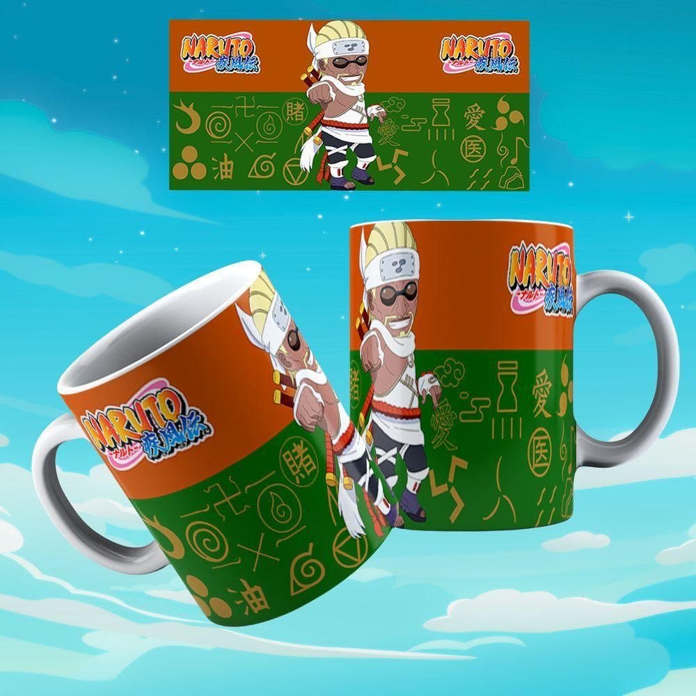 Caneca De Porcelana 325ml Animes Decorada Naruto 6