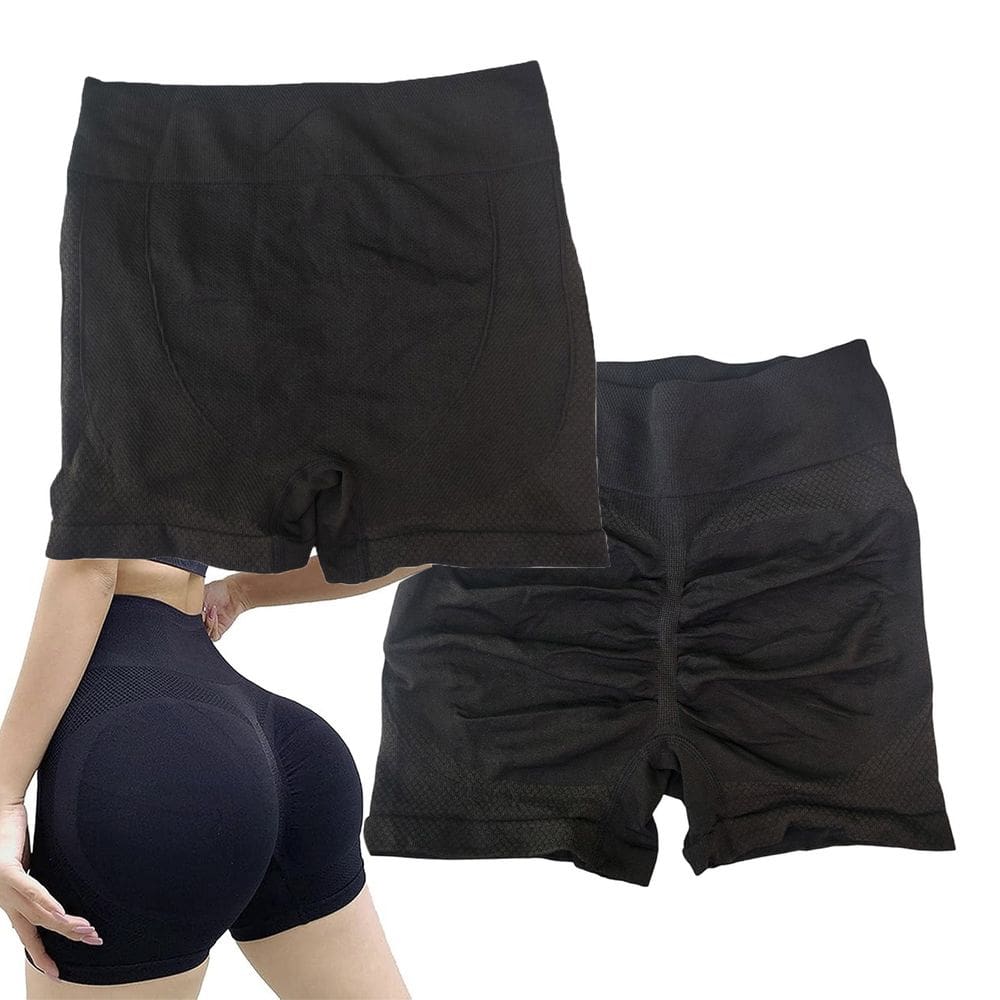 Short Levanta Bumbum Treino Academia Yoga Pilates Exercicio Fisico Musculaçao Cintura Alta Modelador Corpo