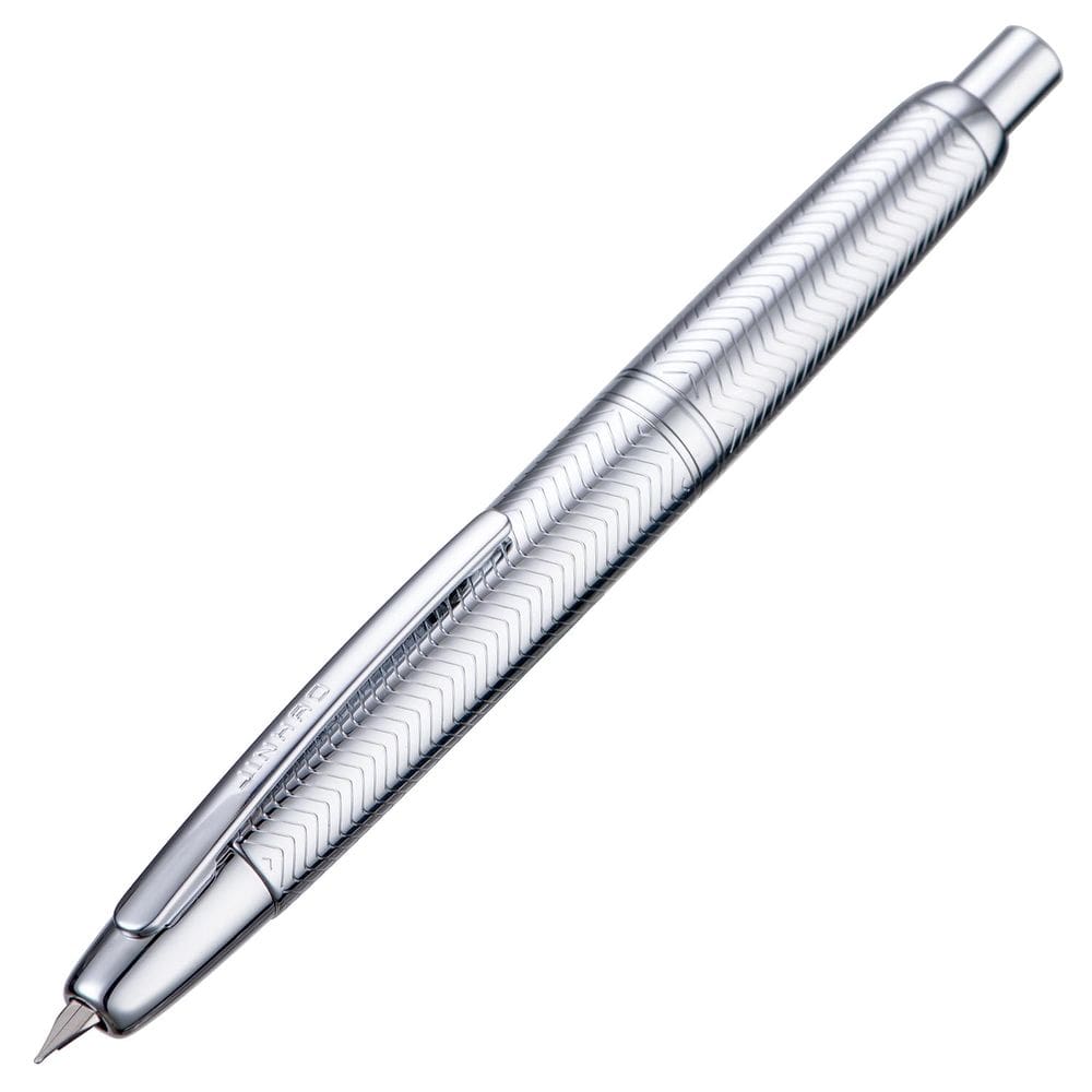 Caneta-tinteiro Jinhao 10 sem tampa com clipe prateado Box Fine Nib