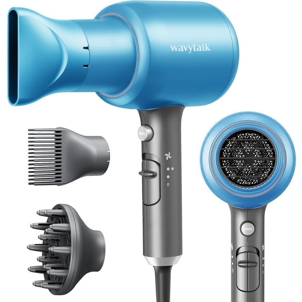Secador de cabelo Wavytalk Professional 1875W Ionic para cabelos cacheados