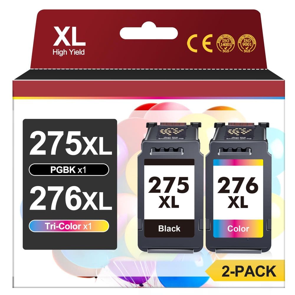 Cartuchos de tinta ECHALLENGE PG-275 XL/CL-276 XL para impressora Canon