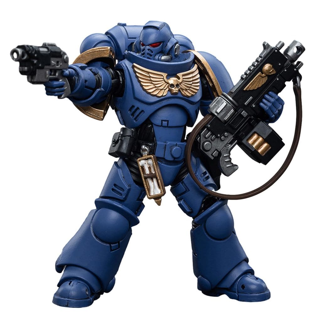 Boneco de ação JOYTOY Warhammer 40k Ultramarines Intercessors