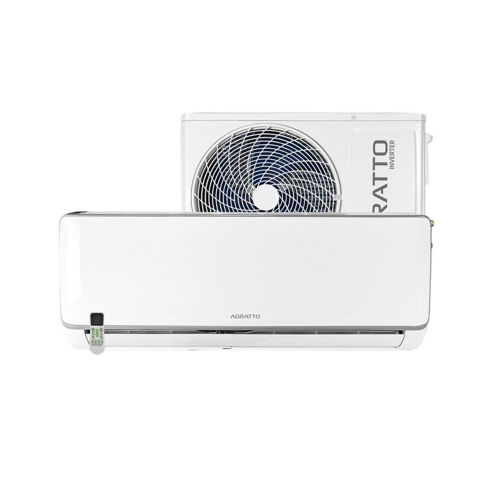 Ar Condicionado Split Agratto Hi Wall Neo Inverter 9.000 Btu/h Quente e Frio Monofásico Branco ICS9QF-02 - 220V