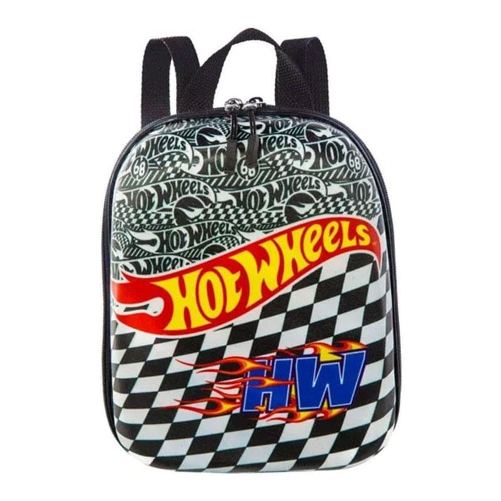 Lancheira Escolar Infantil Hot Wheels Preto - Diplomata
