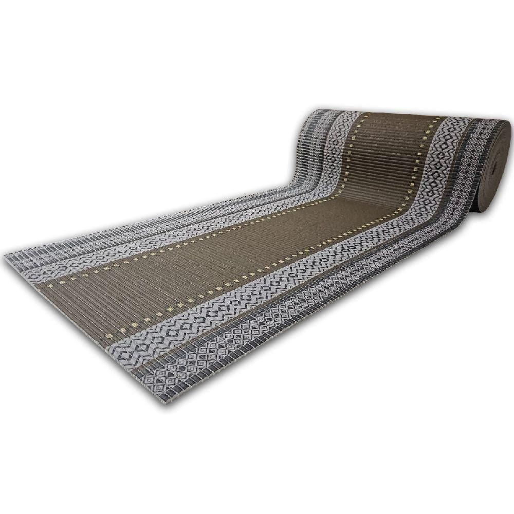 Tapete Passadeira Capacho Emborrachada Antiderrapante 0,65x1,00 Verde Oliva