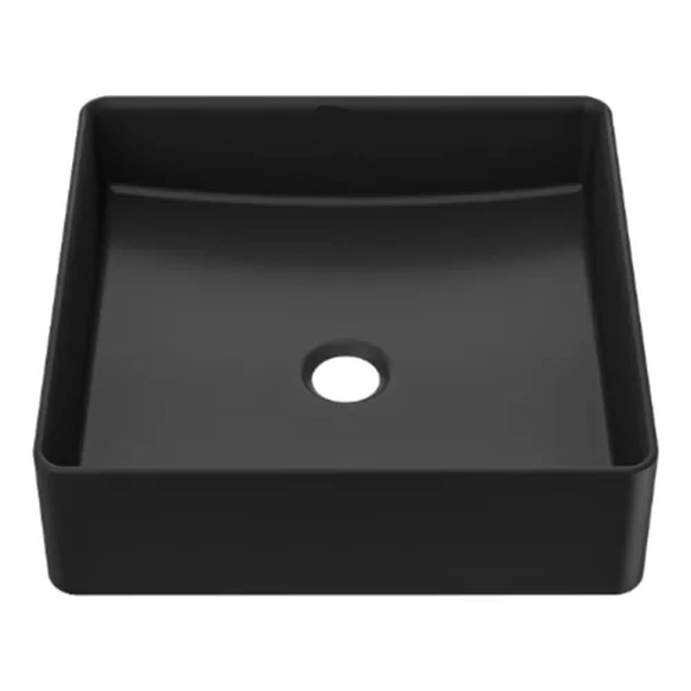 Cuba De Apoio De Louça Retangular 36,5x36,5 Preto