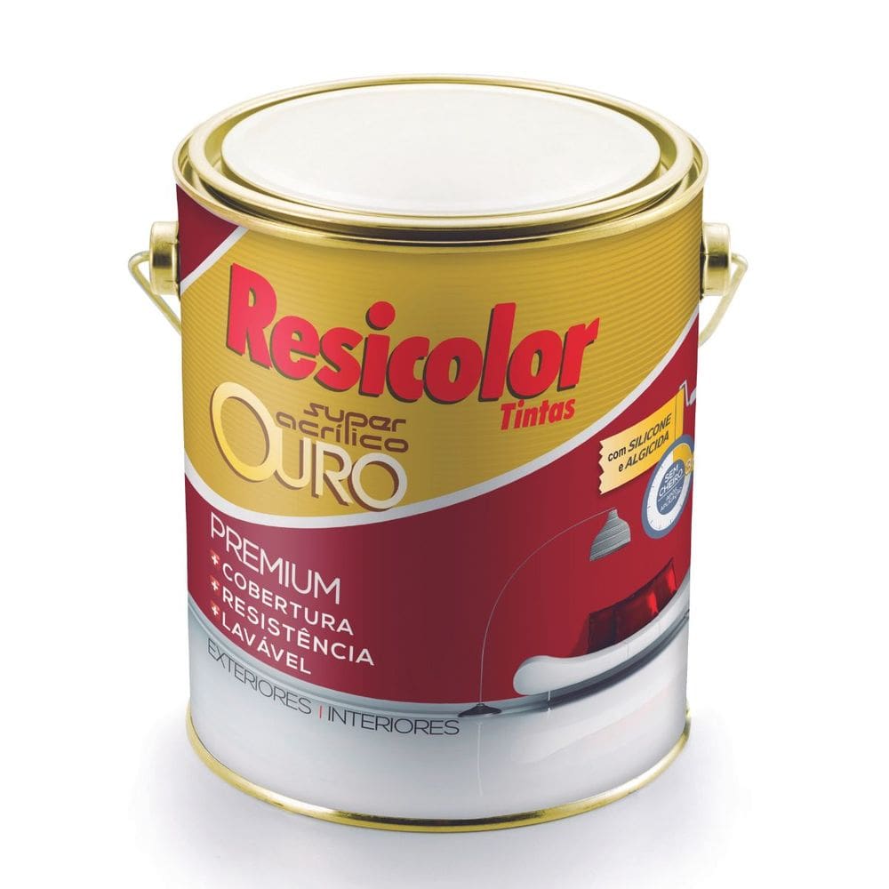 Base media acrílica ouro sb 3,24l | resicolor