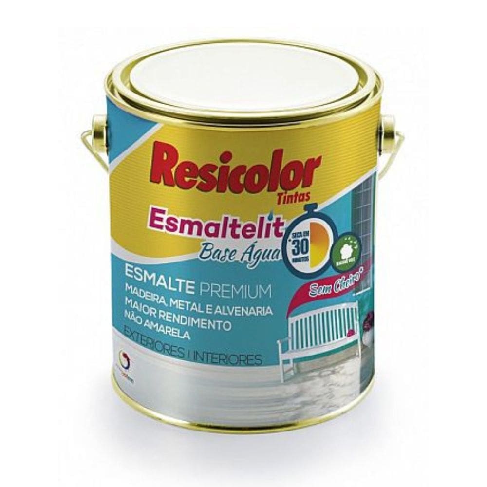 Esmaltelit Branco Acetinado 3,6l | Resicolor