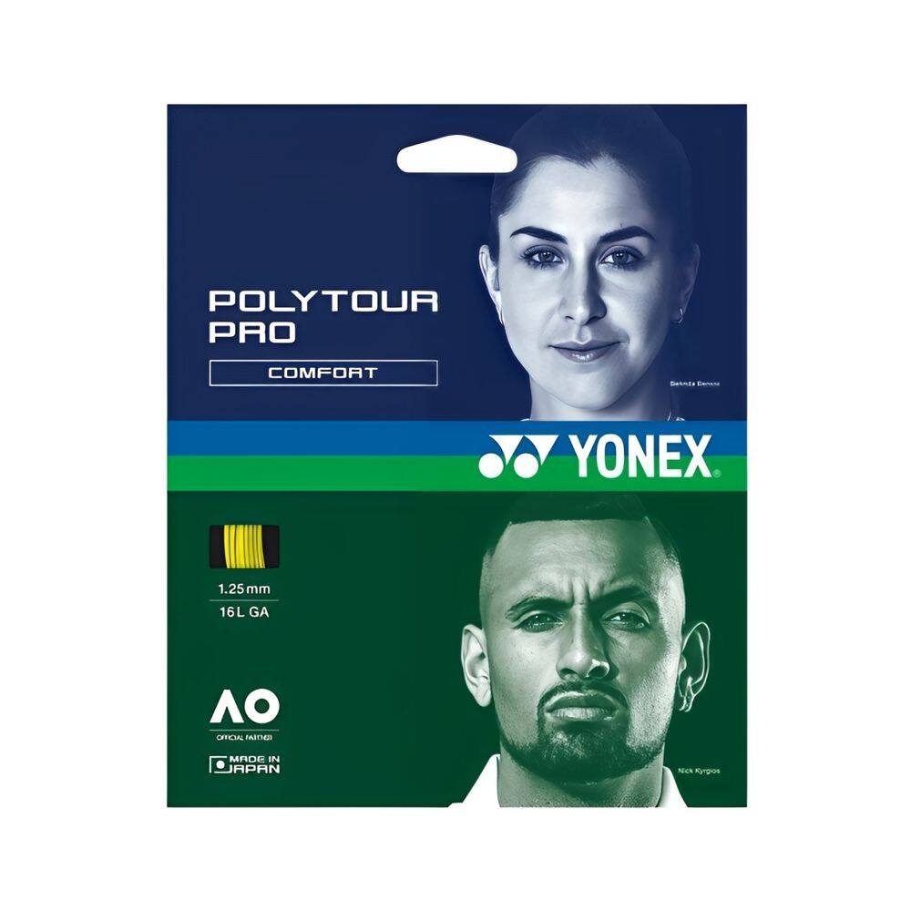 Corda Yonex Poly Tour Pro 1.25mm Amarela - Set