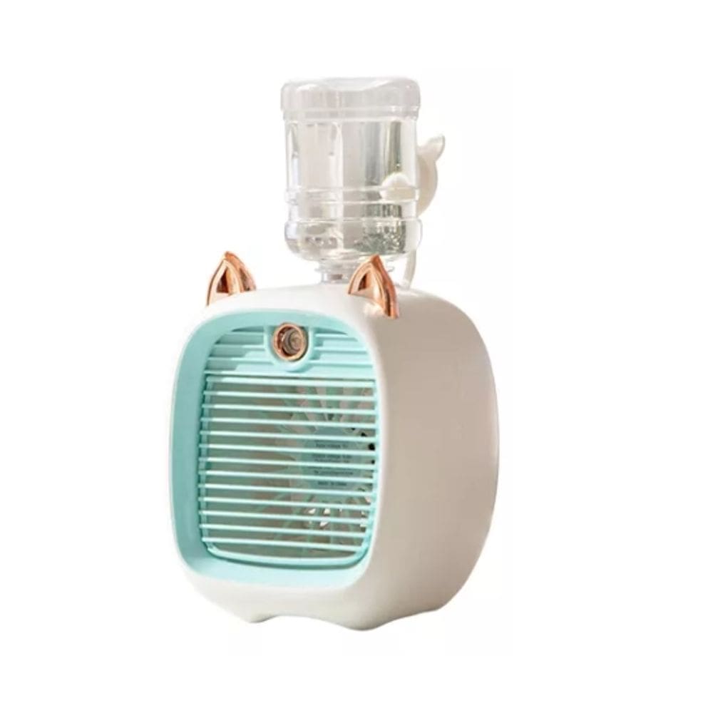 Mini Ventilador e Resfriador Ar Portátil Recarregável