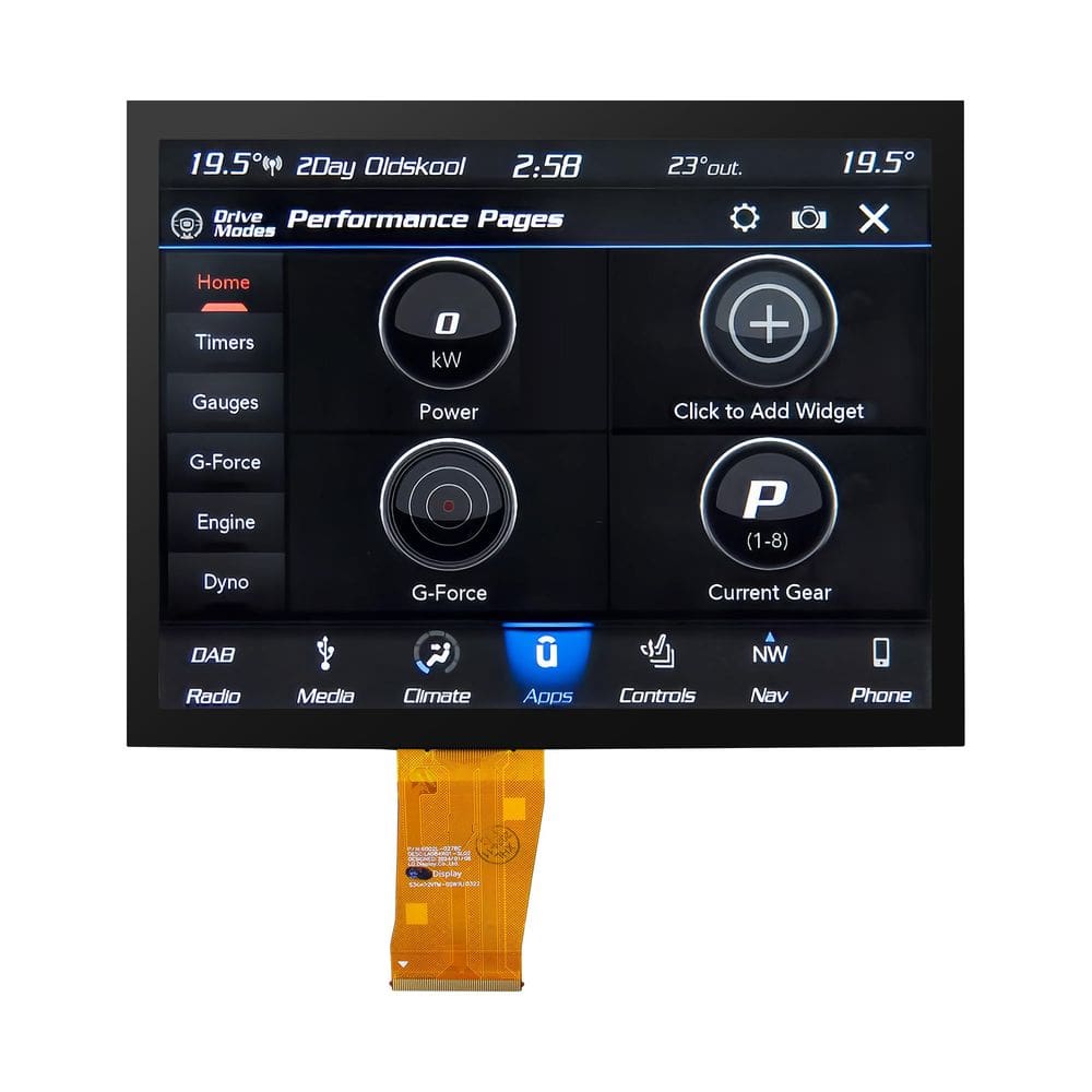 Substituição de tela de carro Uconnect 4C UAQ 8,4” para Jeep Dodge