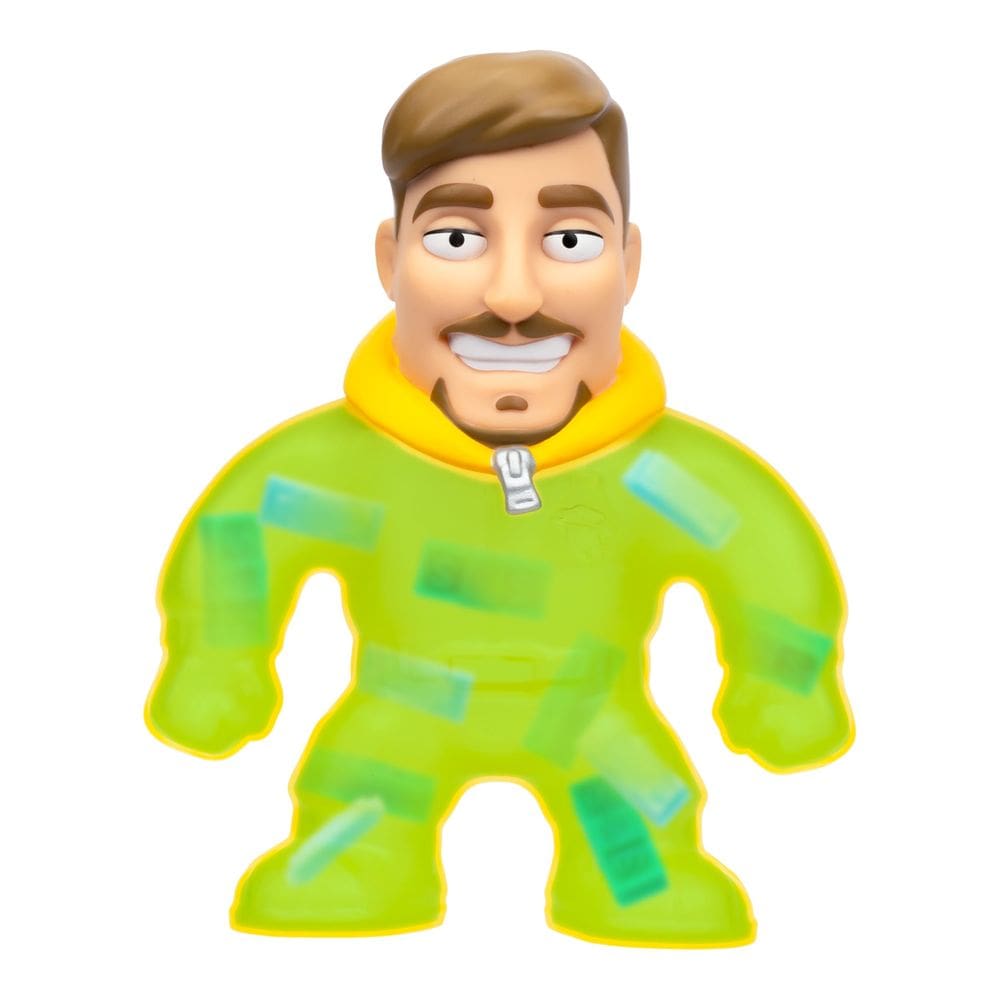Figura de ação elástica DIY MrBeast MrBeast, estação de criação de laboratório MrBeast