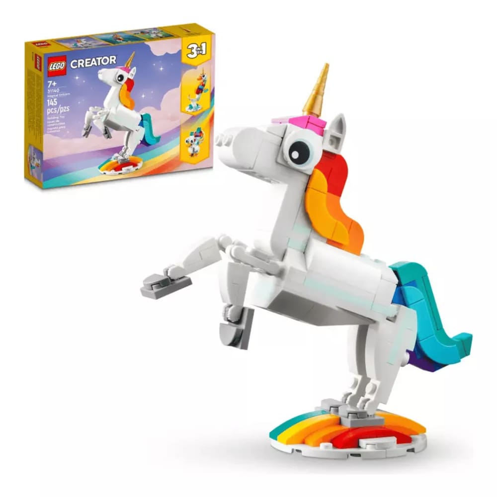Lego Creator 31140 Unicórnio Mágico 3 em 1 - 145 Pçs
