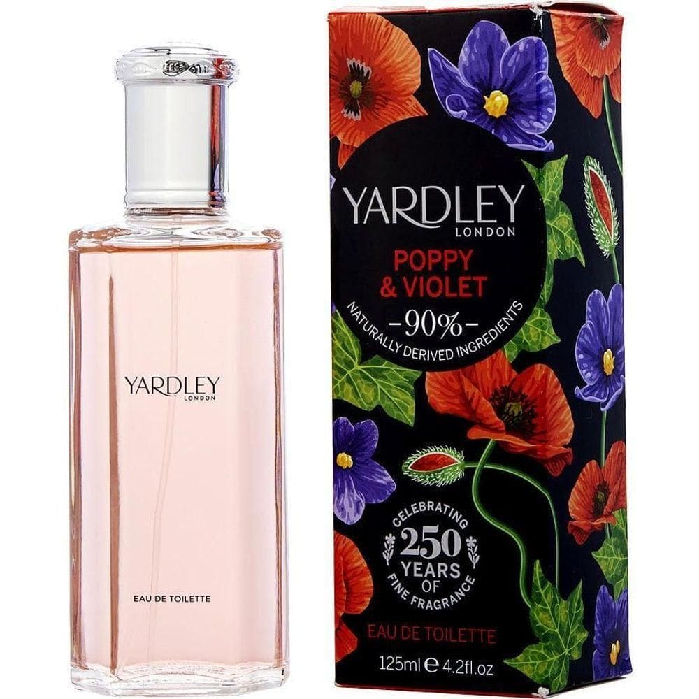 Perfume Feminino Yardley Poppy & Violet Edt Spray 125 Ml