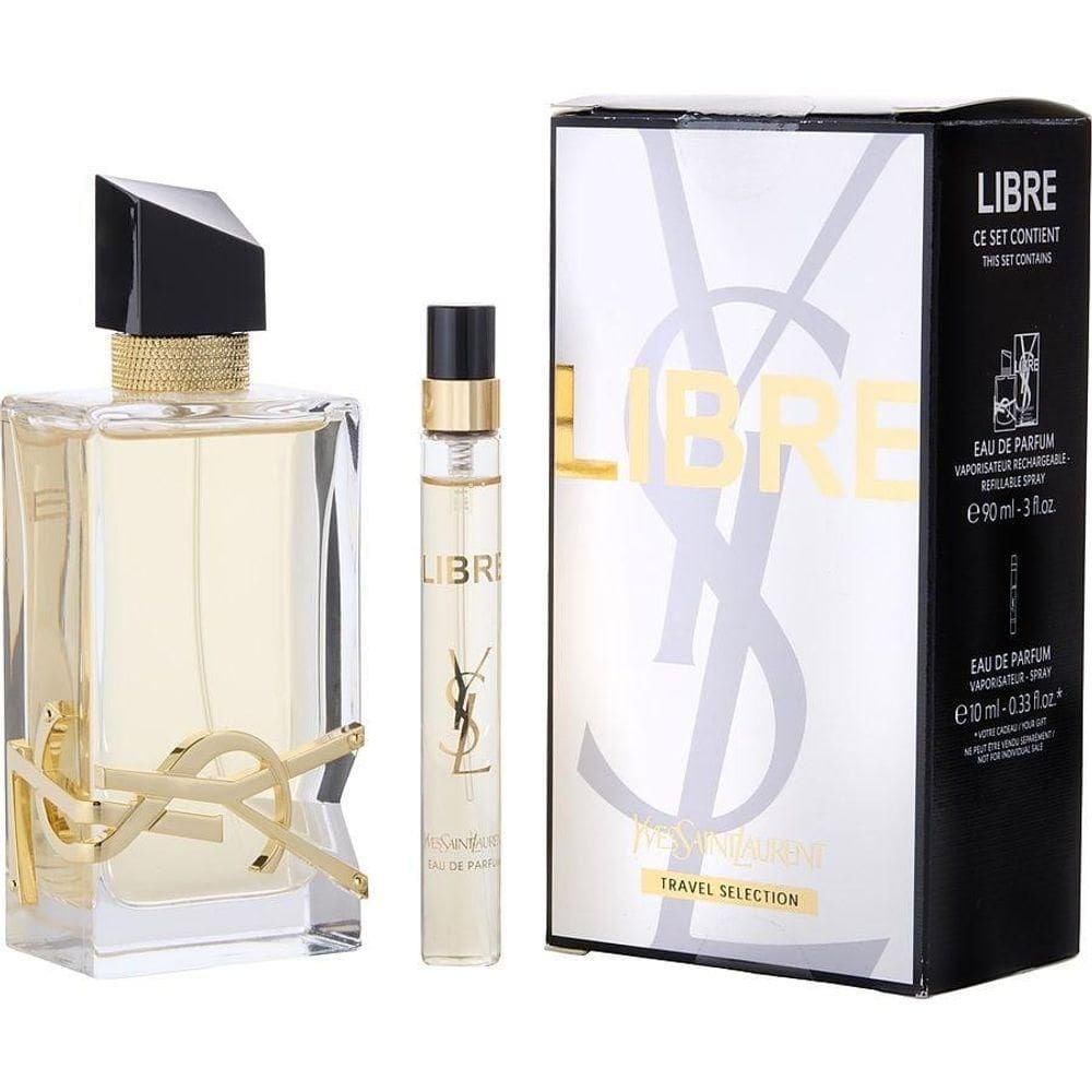 Perfume Feminino Yves Saint Laurent Libre Edp Spray Recarregável 90 Ml&10 Mini