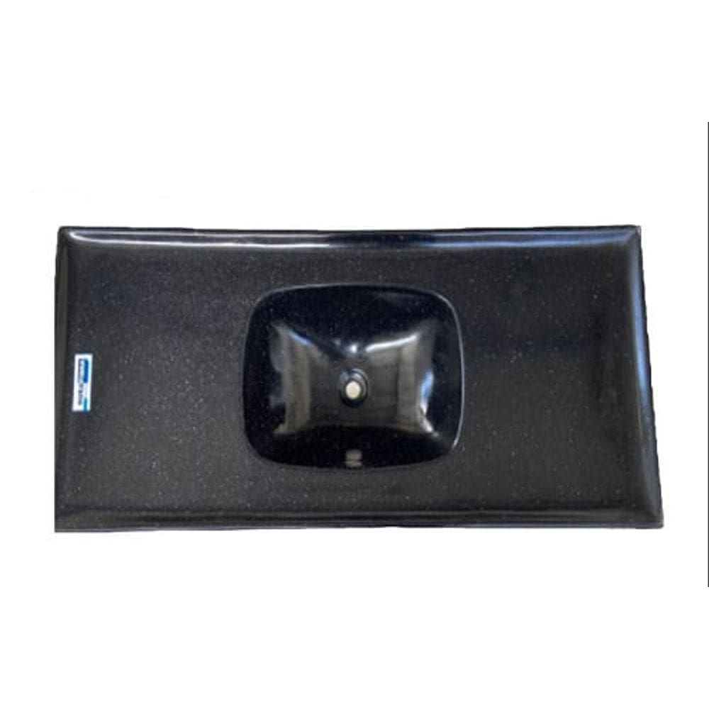 Pia Marmore Durafibra Sintetico 1,20X0,50 Preto