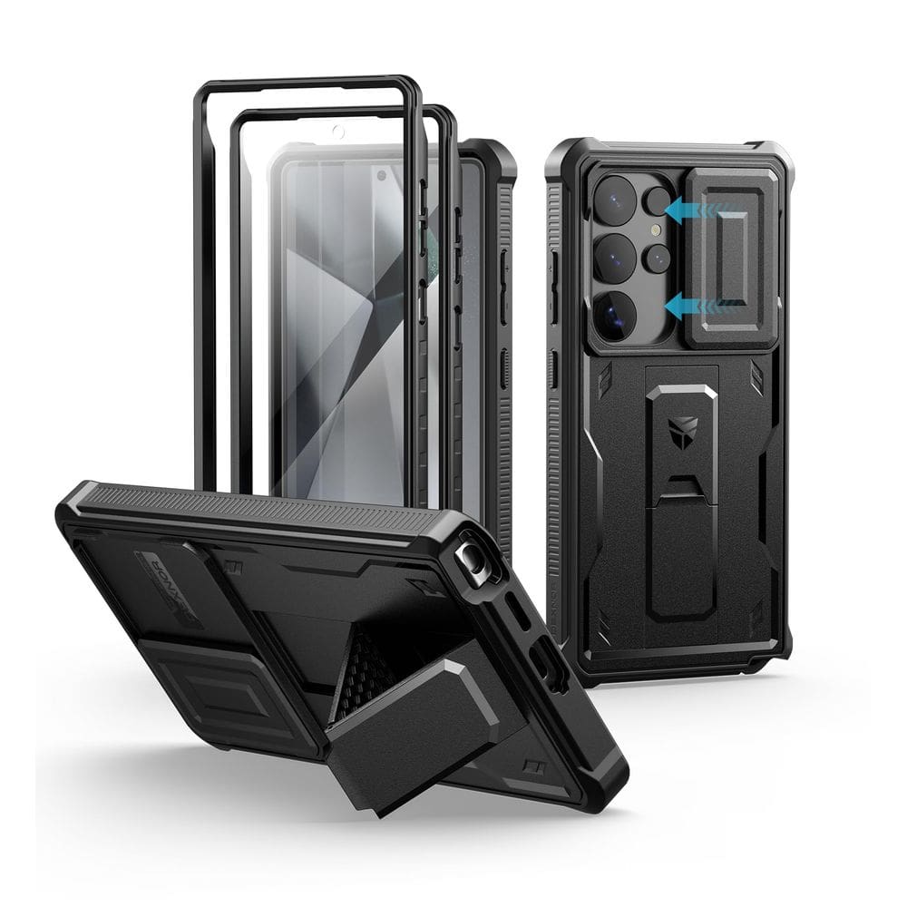 Capa Dexnor para Samsung Galaxy S25 Ultra com capa de câmera deslizante