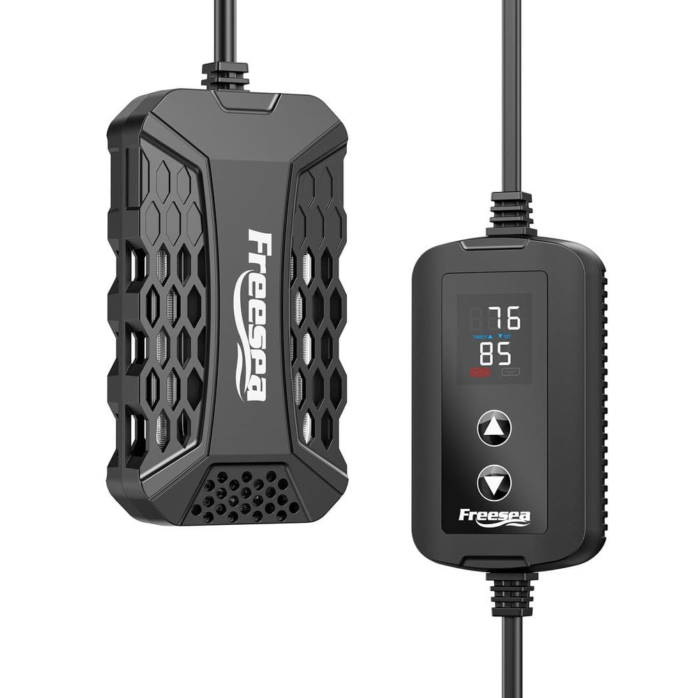 Aquecedor de aquário FREESEA 100W submersível para tanque de 40-75L