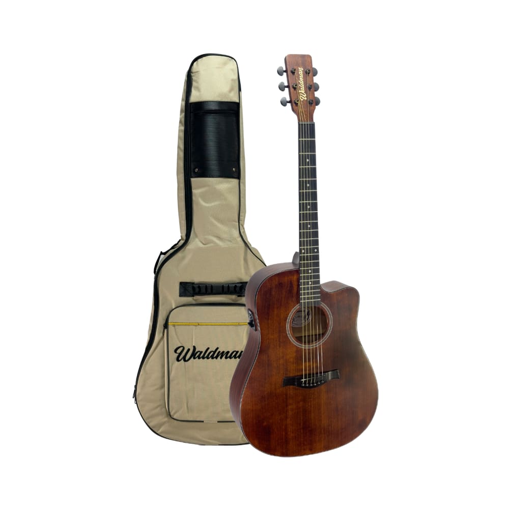 Violão Eletroacústico Aço Waldman DCEX-1041 Com Bag