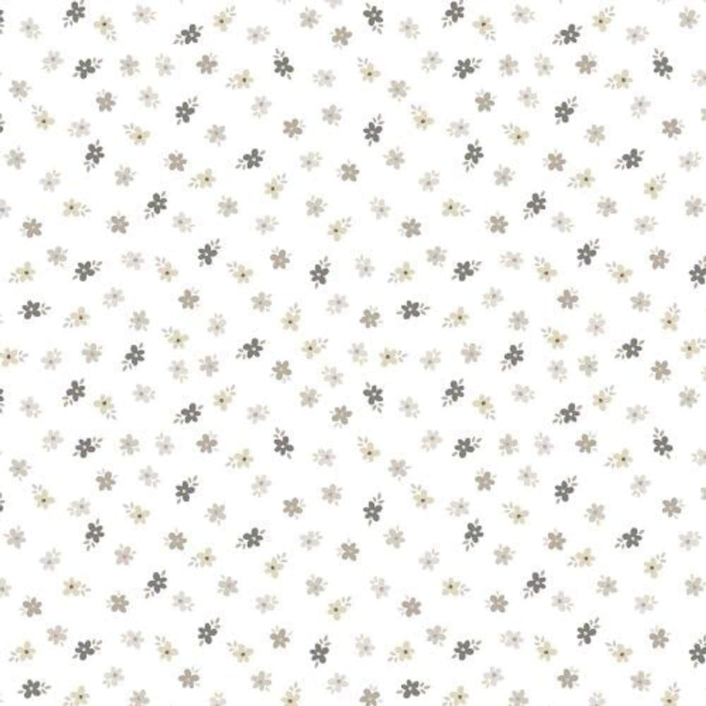 Papel De Parede Happy Floral Bege 14842