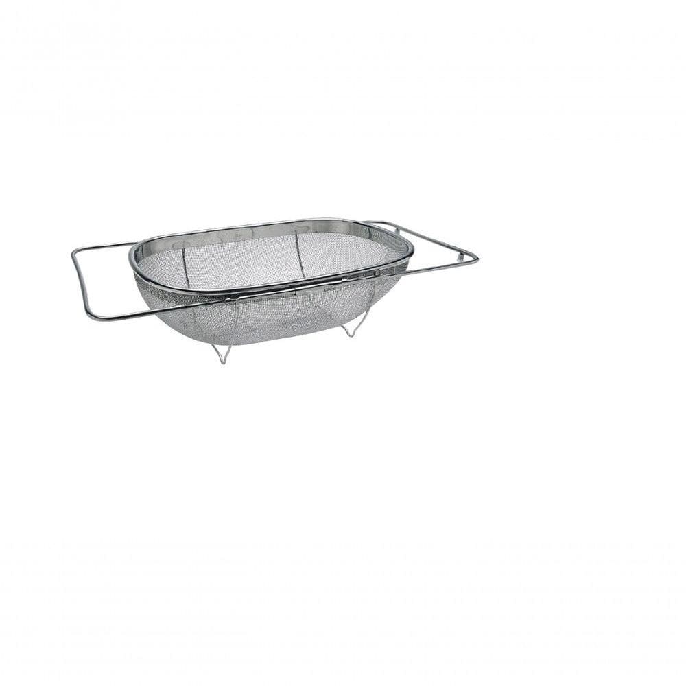 Escorredor Multiuso Com Alça Em Aço Inox 56x26 Cm - Mimo Style - A5000
