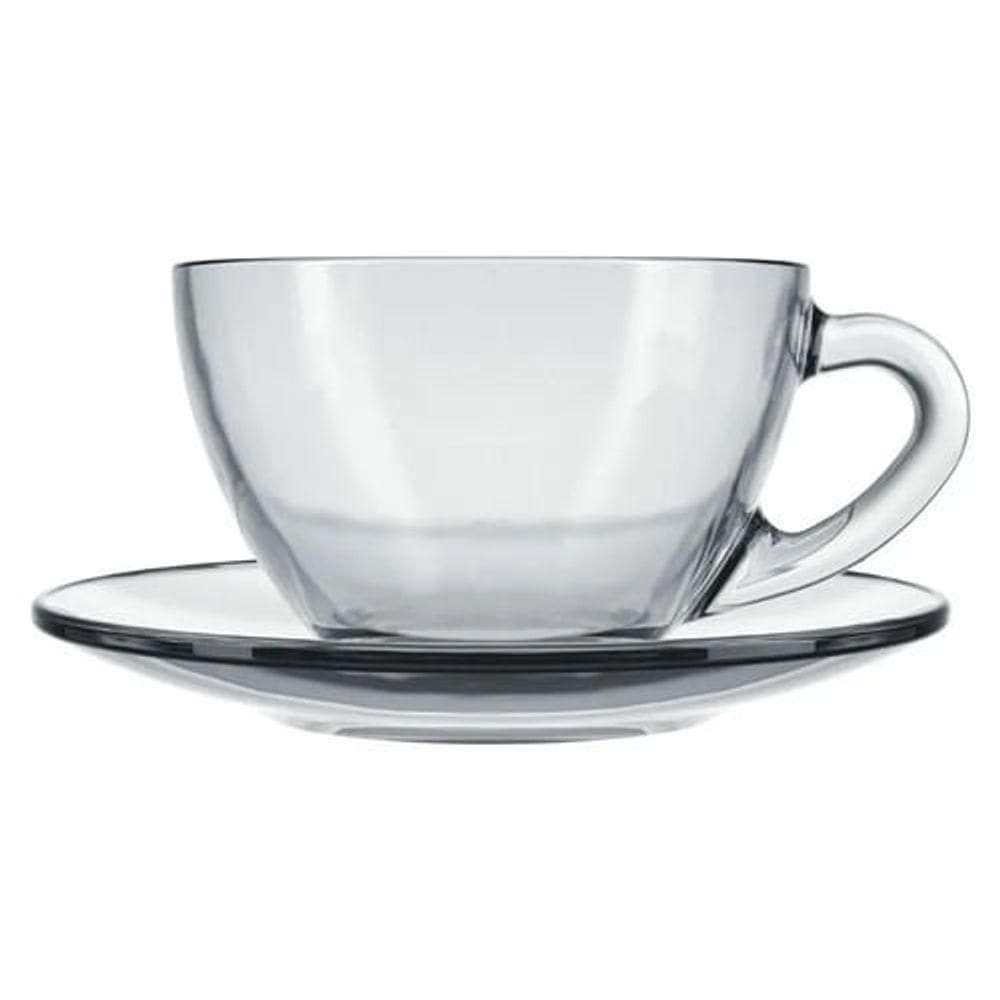 Jogo 6 Xícaras Para Café Com Pires 90 Ml Astral - 0112 Nadir Figueiredo