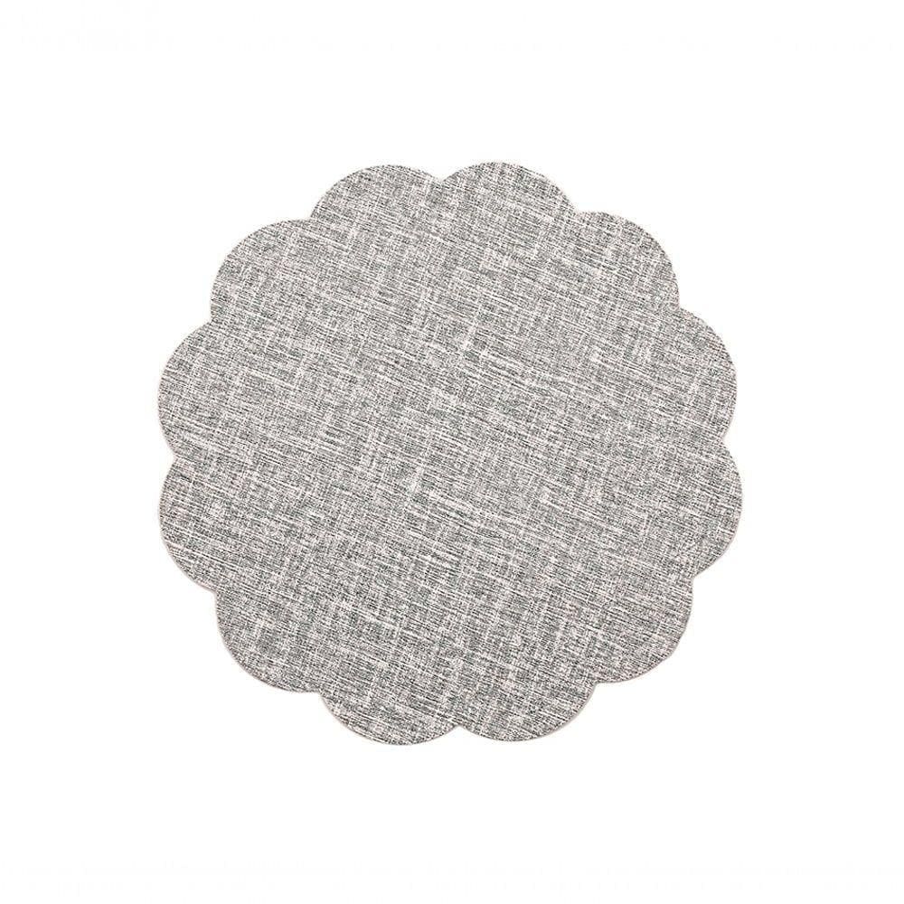 Jogo Americano 4 Lugares Candian Cinza 38 Cm Mimo Style