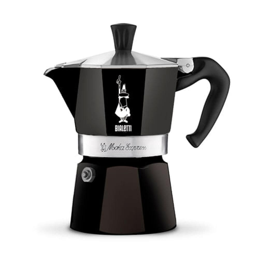Cafeteira Bialetti Moka Express Preta 6 Xícaras - 300 Ml 10010116